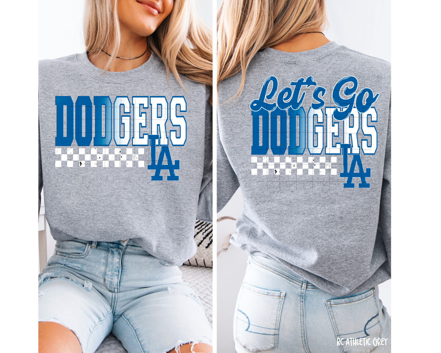 Let's Go Dodgers Baseball - Tee