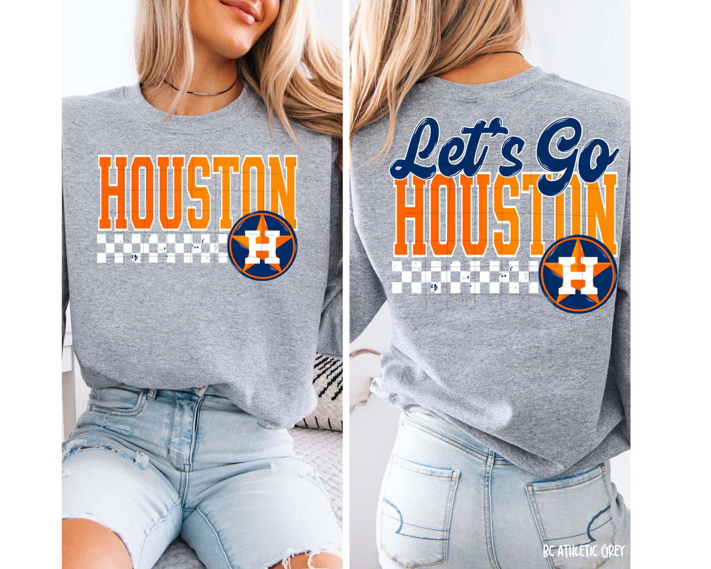 Let's Go Houston Baseball - Tee