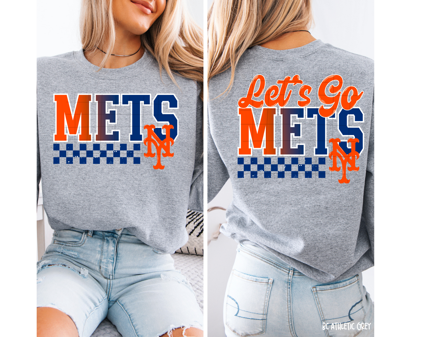 Let's Go Mets Baseball - Tee