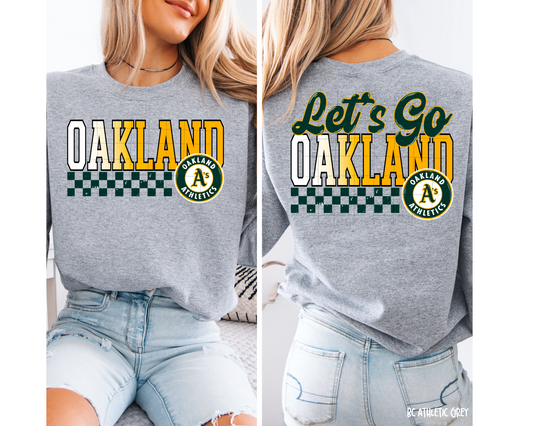 Let's Go Oakland Baseball - Tee