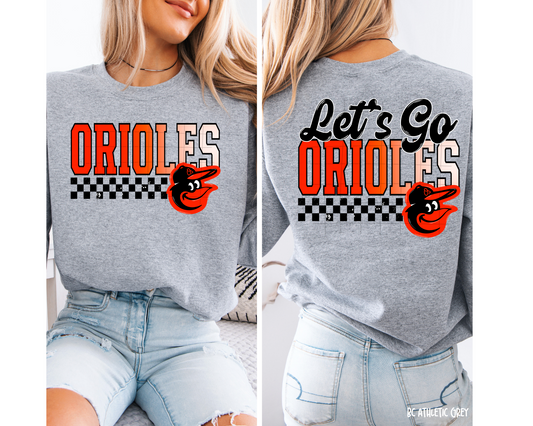 Let's Go Orioles Baseball - Tee