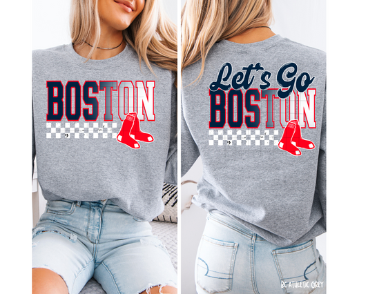 Let's Go Boston Baseball - Tee