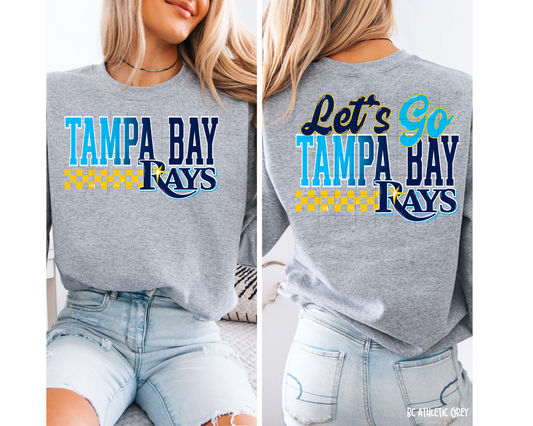 Let's Go Rays Baseball - Tee