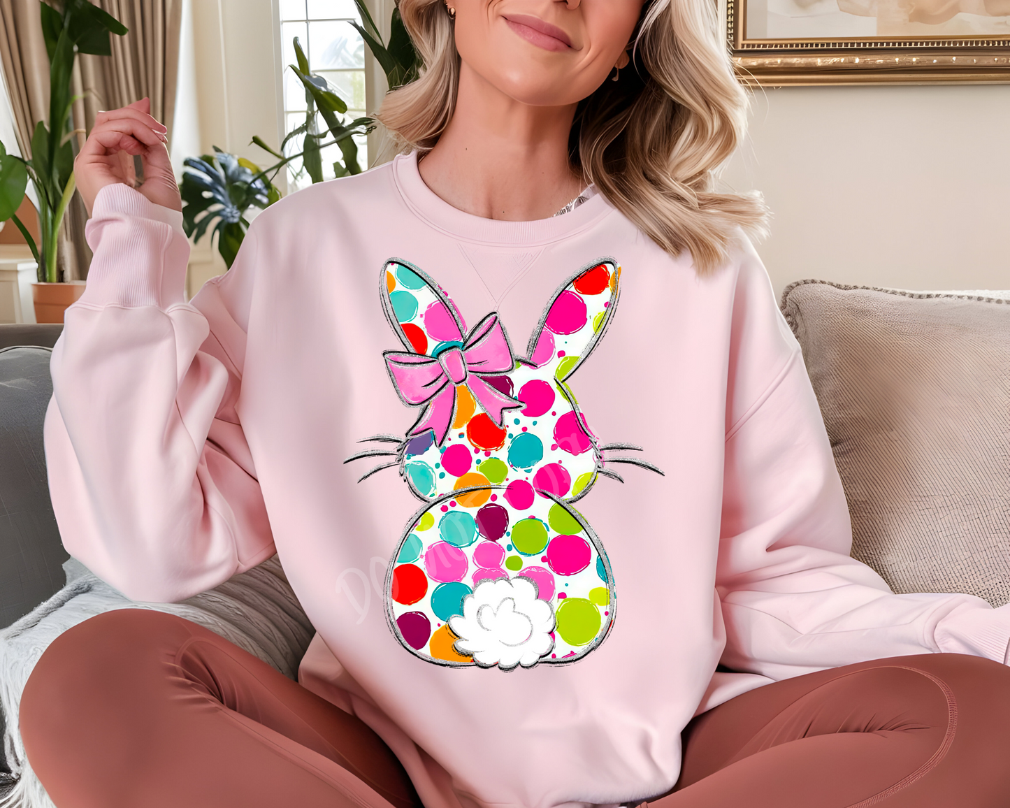 Dotted Easter Bunny - Sweatshirt