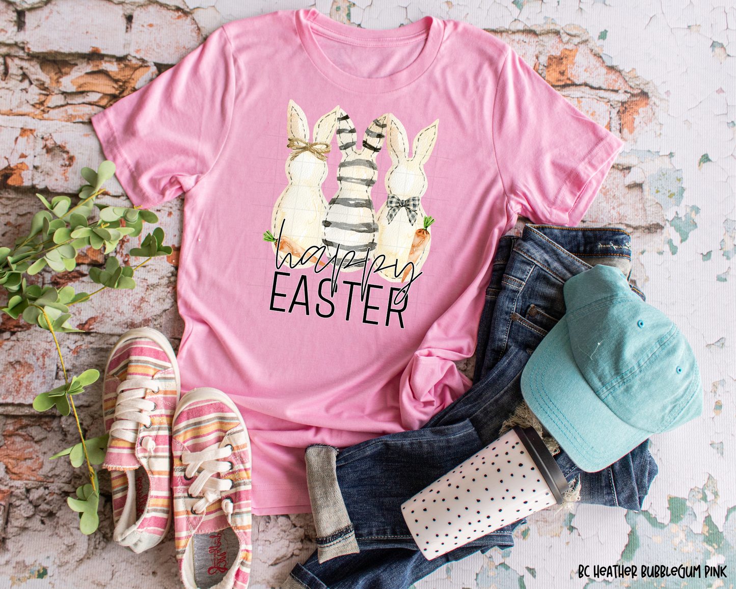 Happy Easter Bunny Trio - Tee