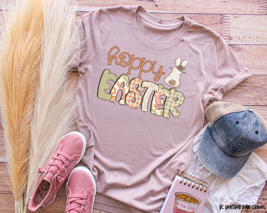 Hoppy Easter - Basket Weave - Tee