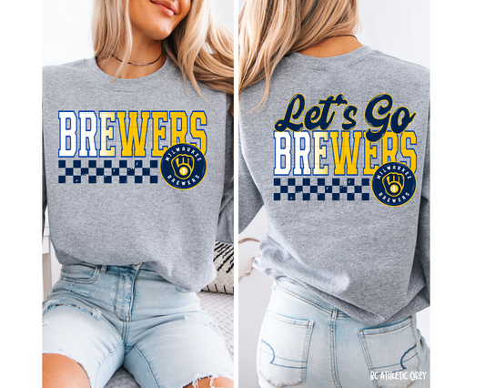 Let's Go Brewers Baseball - Tee