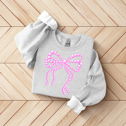 Pink Bow SWEATSHIRT.