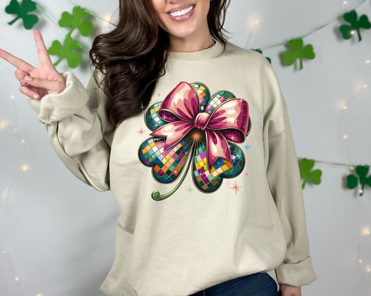 Disco Shamrock - Sweatshirt