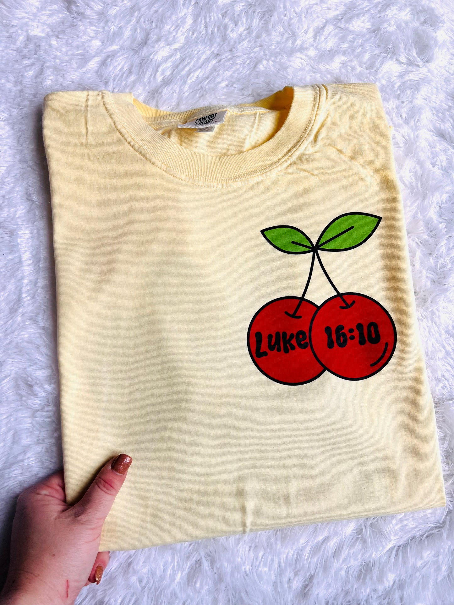 He Can Do A Lot Cherry Graphic Tee (front and back print) - ROUND 2 (close 3/7)