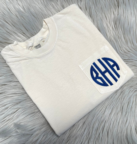 Monogram Pocket Tee -WS