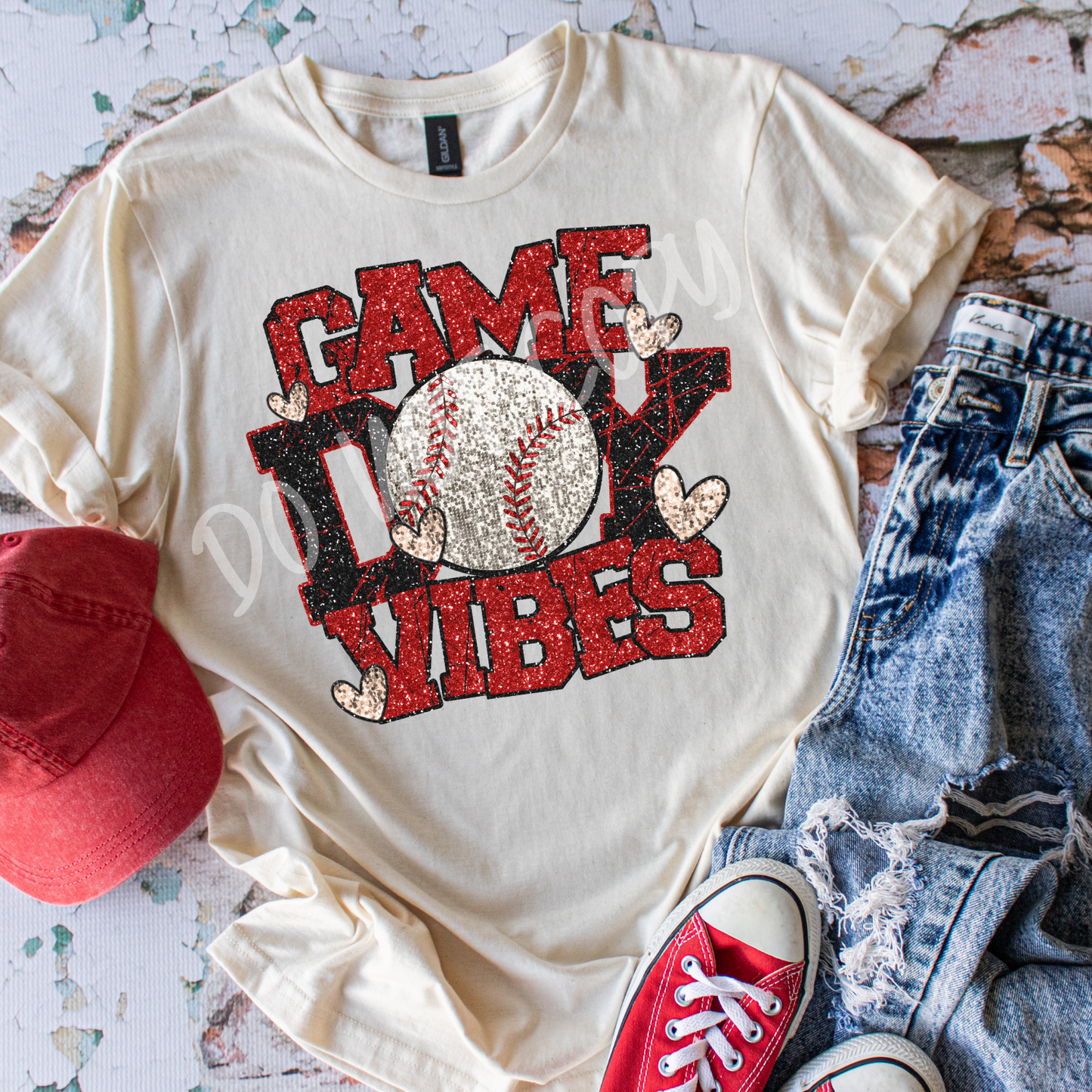 Game Day Vibes Baseball - Tee