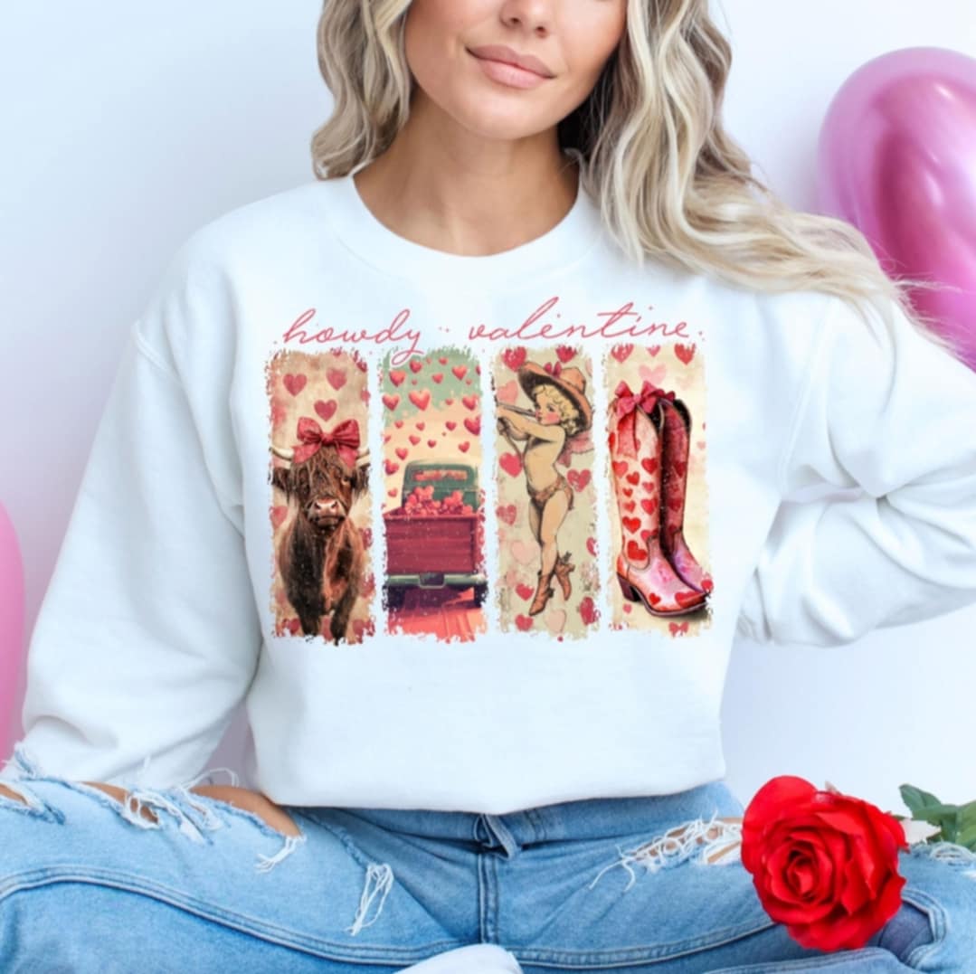 Howdy Valentine Cupid - Sweatshirt