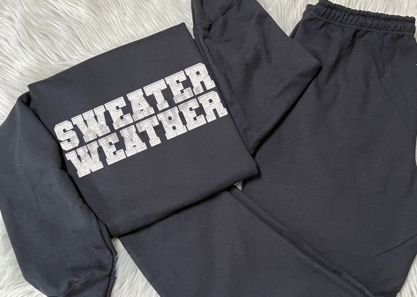 Sweater Weather (Faux Embroidery/Glitter) - WS