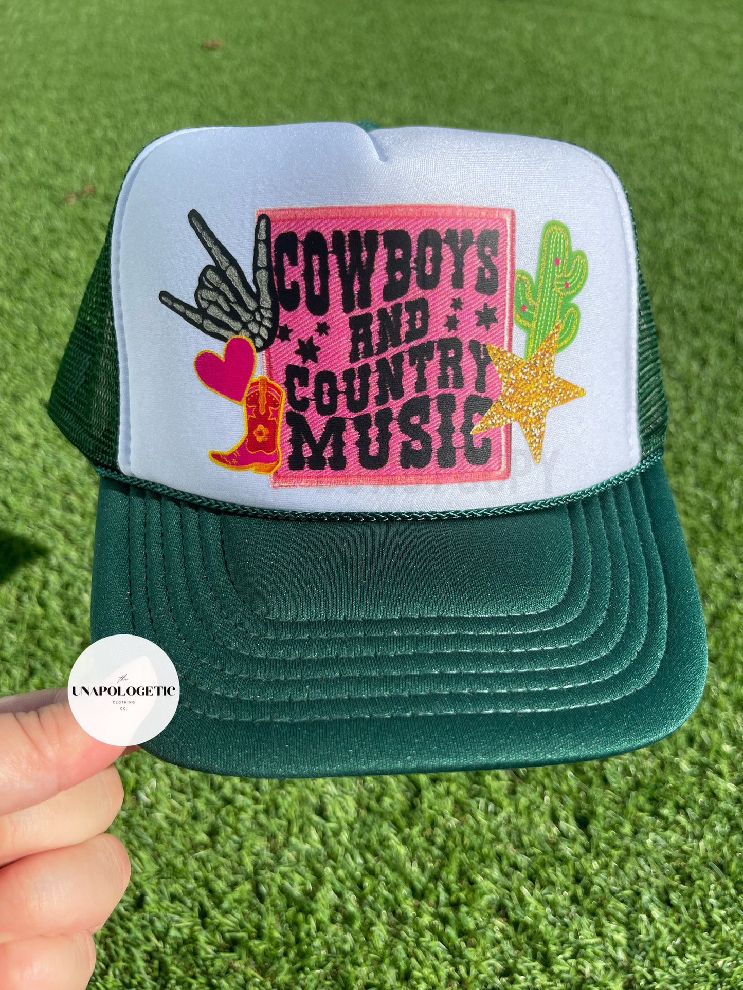 Cowboys and Country Music Trucker hat - WS