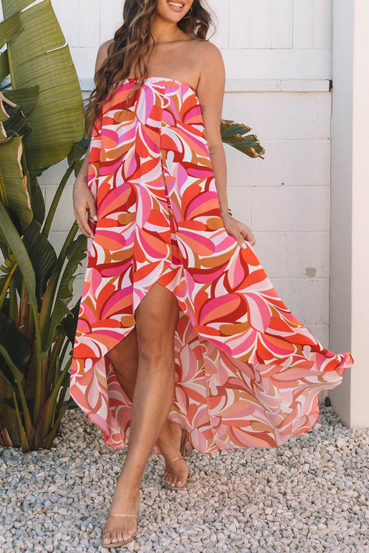 Pink Abstract Vacay Dress March.