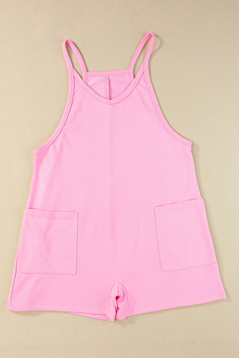 Pink Tank Romper March.