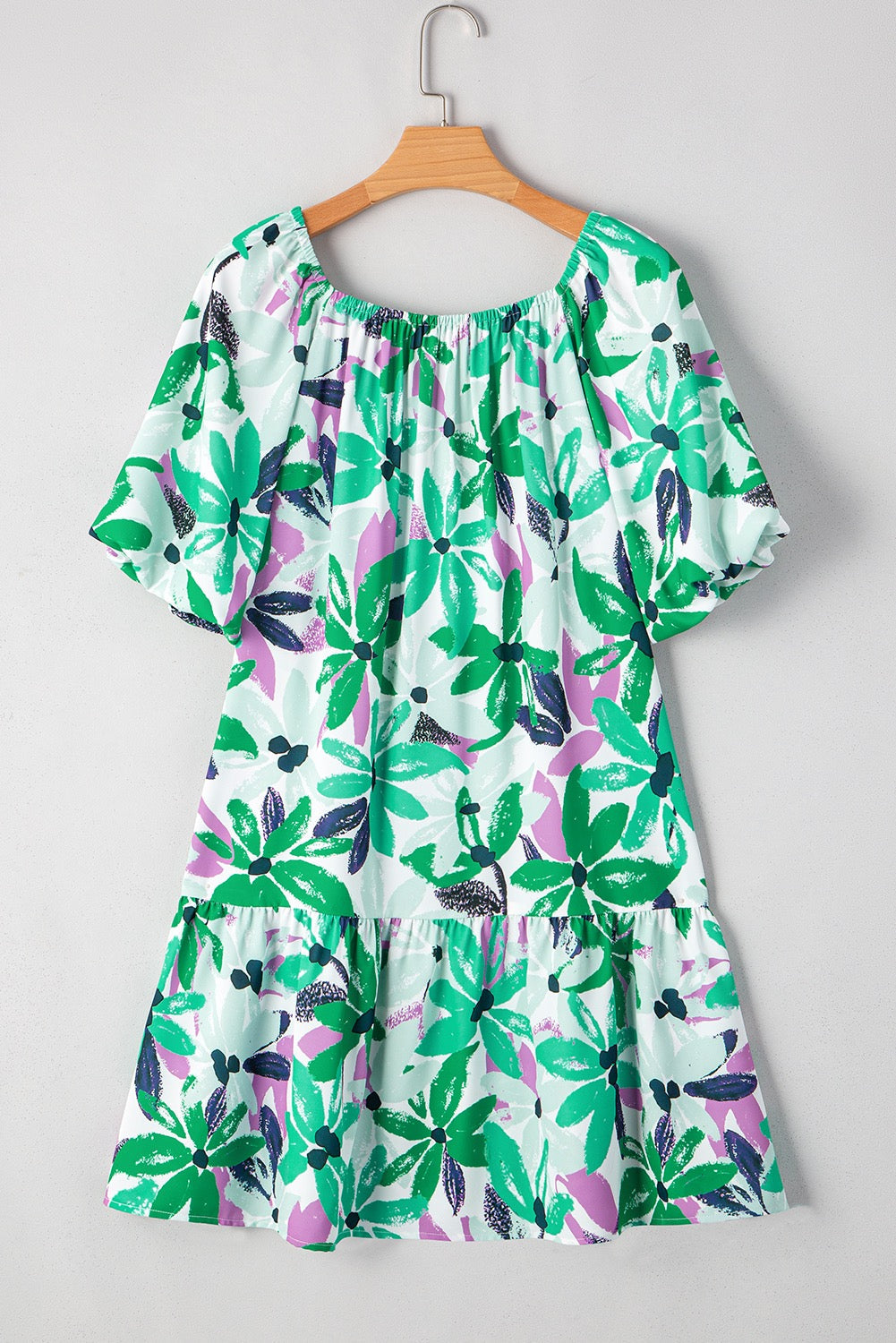 Green Floral Dress March.