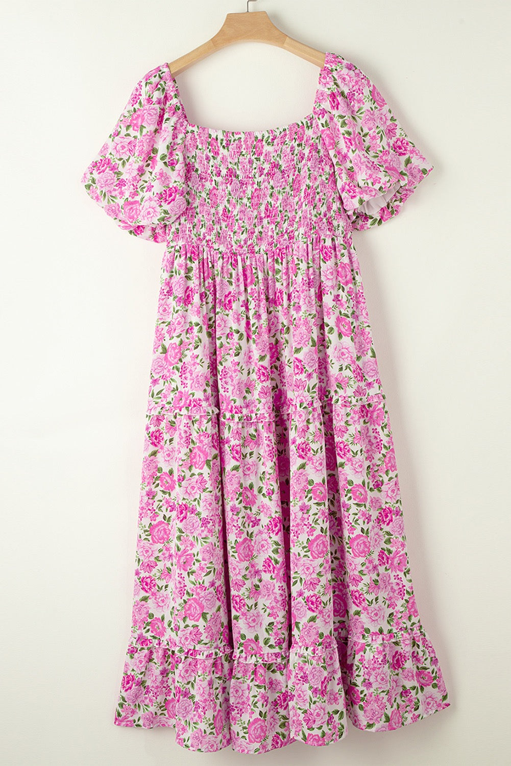 Pink Floral Plus Size Dress March.