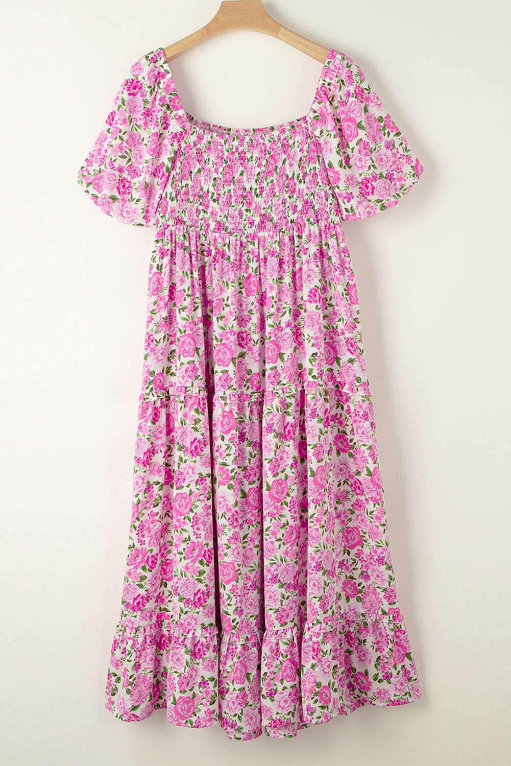 Pink Floral Plus Size Dress March.