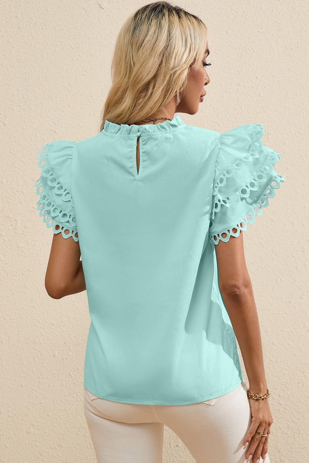 Mint Green Blouse March.