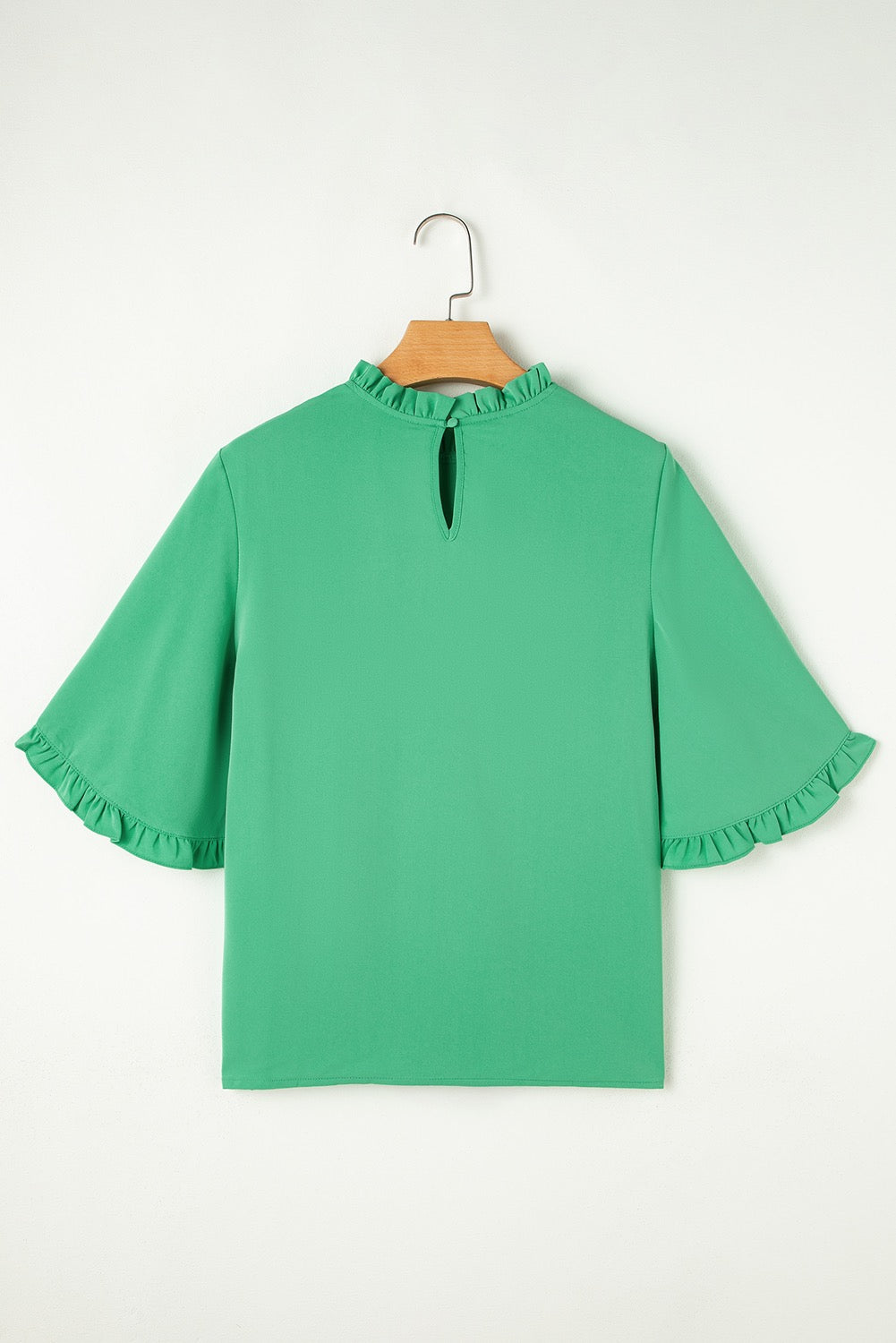 Frilly Green Blouse RTS