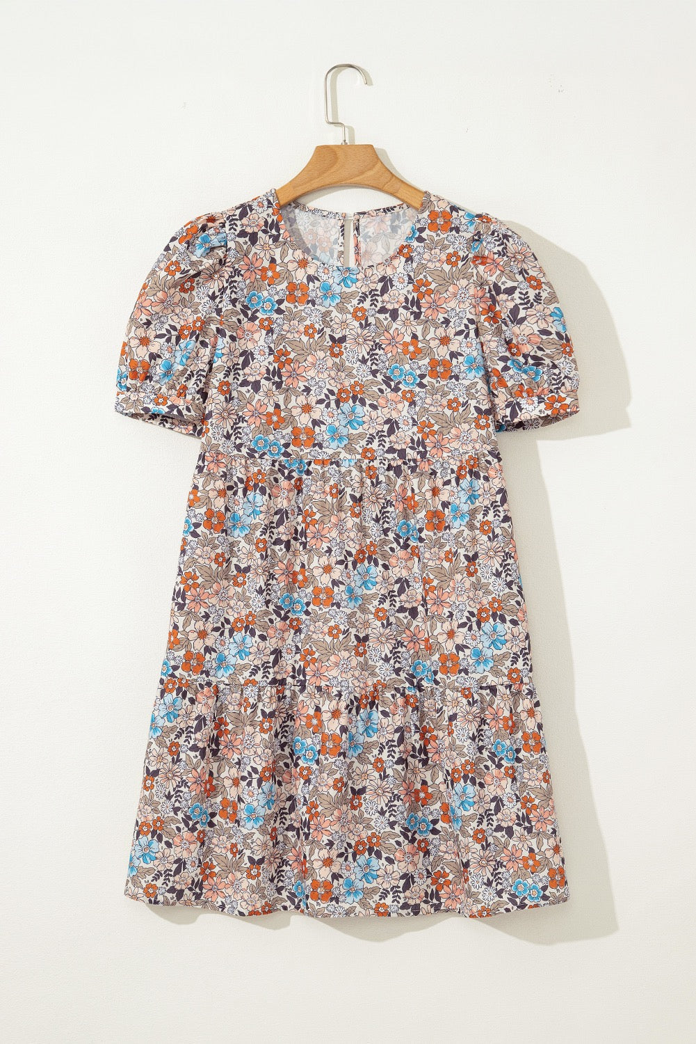 Floral Puff Sleeve Dress March.