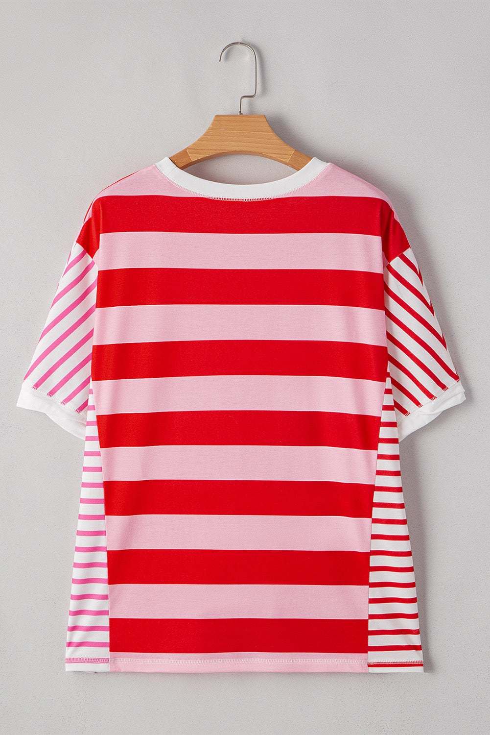 Pink Stripe Colorblock TShirt March.