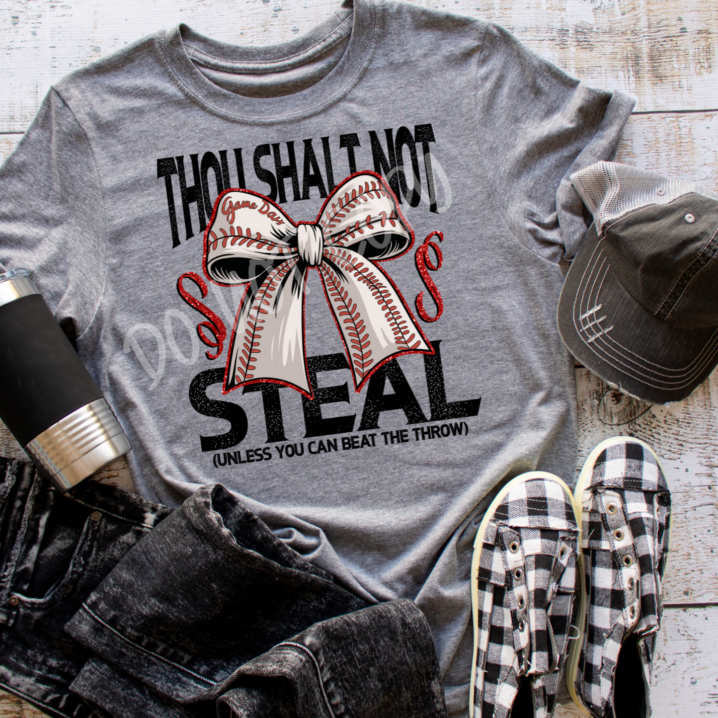 Thou Shall Not Steal Baseball - Tee