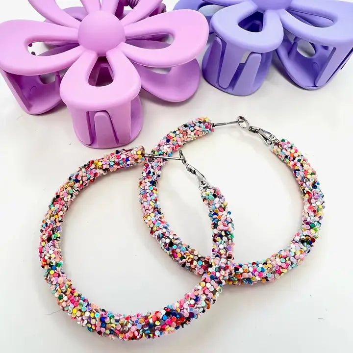 Sparkly Multicolor Earrings RTS