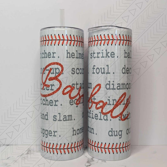 Baseball Tumbler