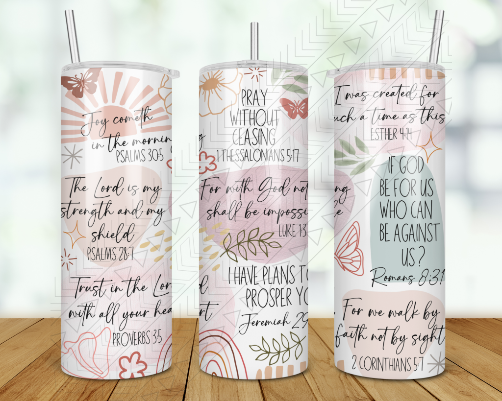 Bible Verse Tumbler Tumbler