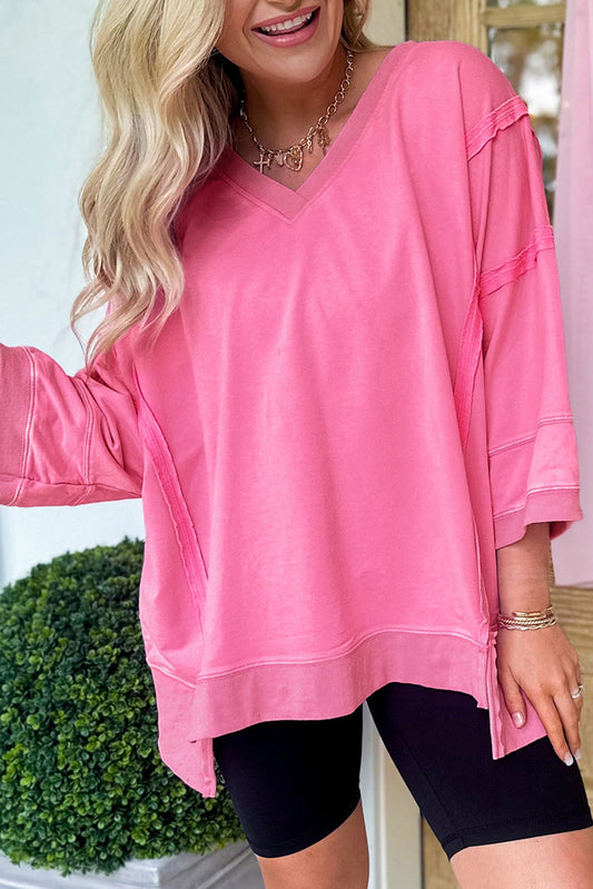 Pink Mineral Washed Top RTS