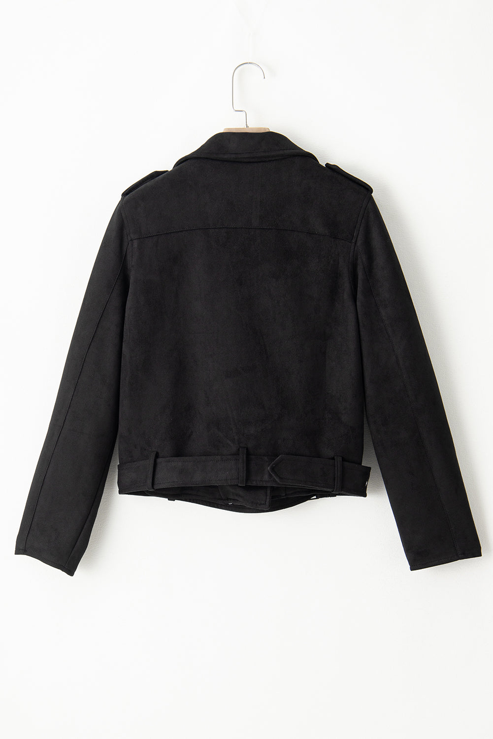 Black Asymmetrical Zipper Jacket RTS