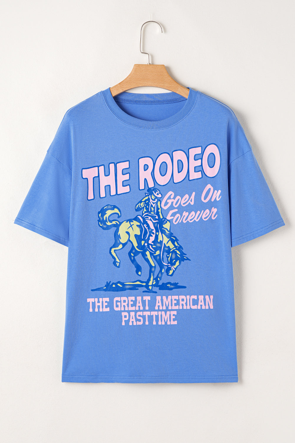 Blue Rodeo Forever Western Graphic Top RTS