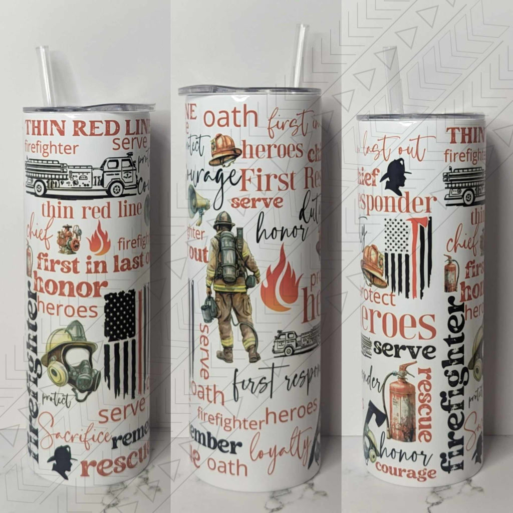 Fire Fighter Tumbler