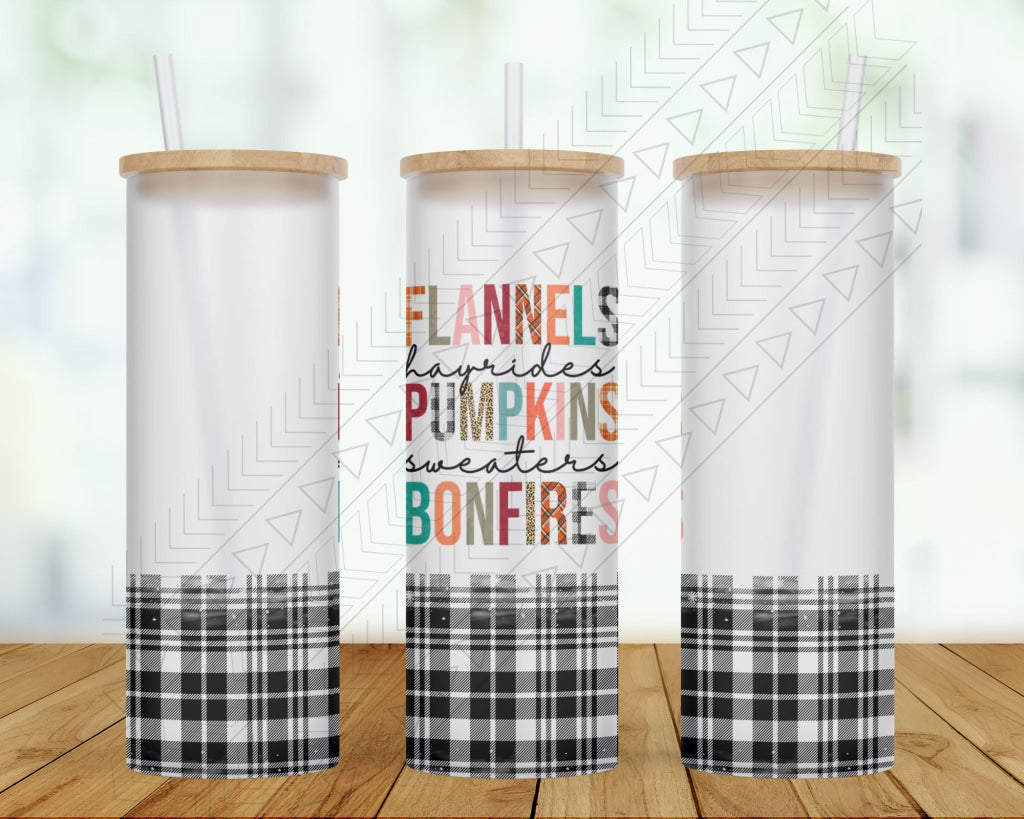 Flannel Pumpkins Tumbler