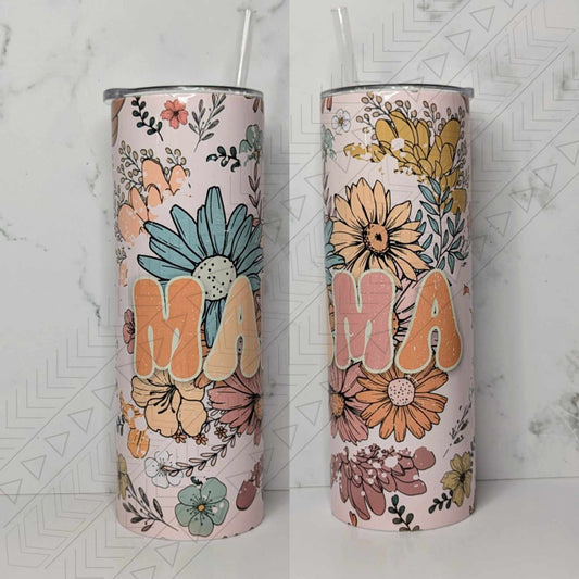 Floral Mama Tumbler