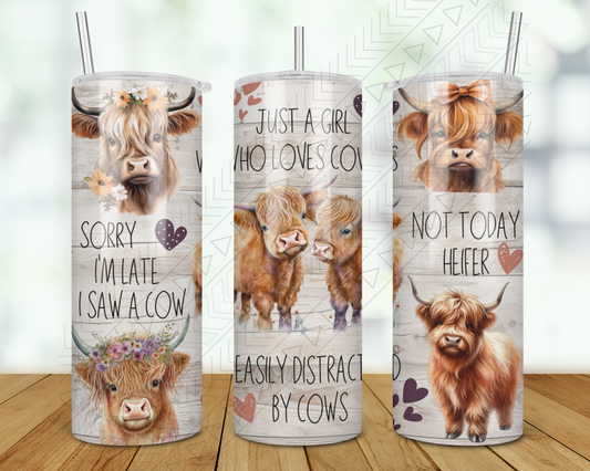 Just A Girl Who Loves Cows Tumbler Tumbler