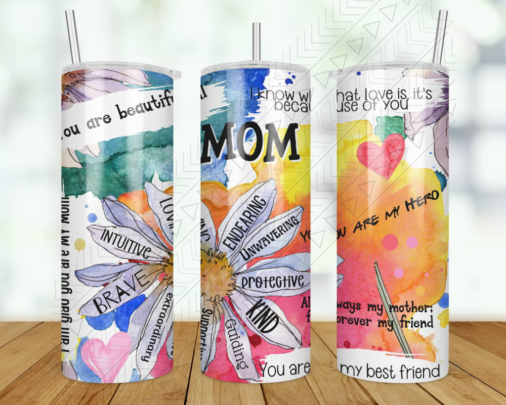 Mom (Words) Tumbler