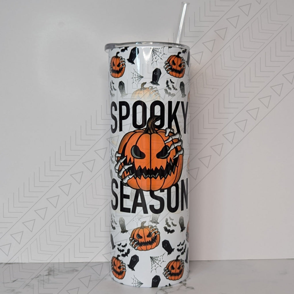 Spooky Pumpkin Season Tumbler