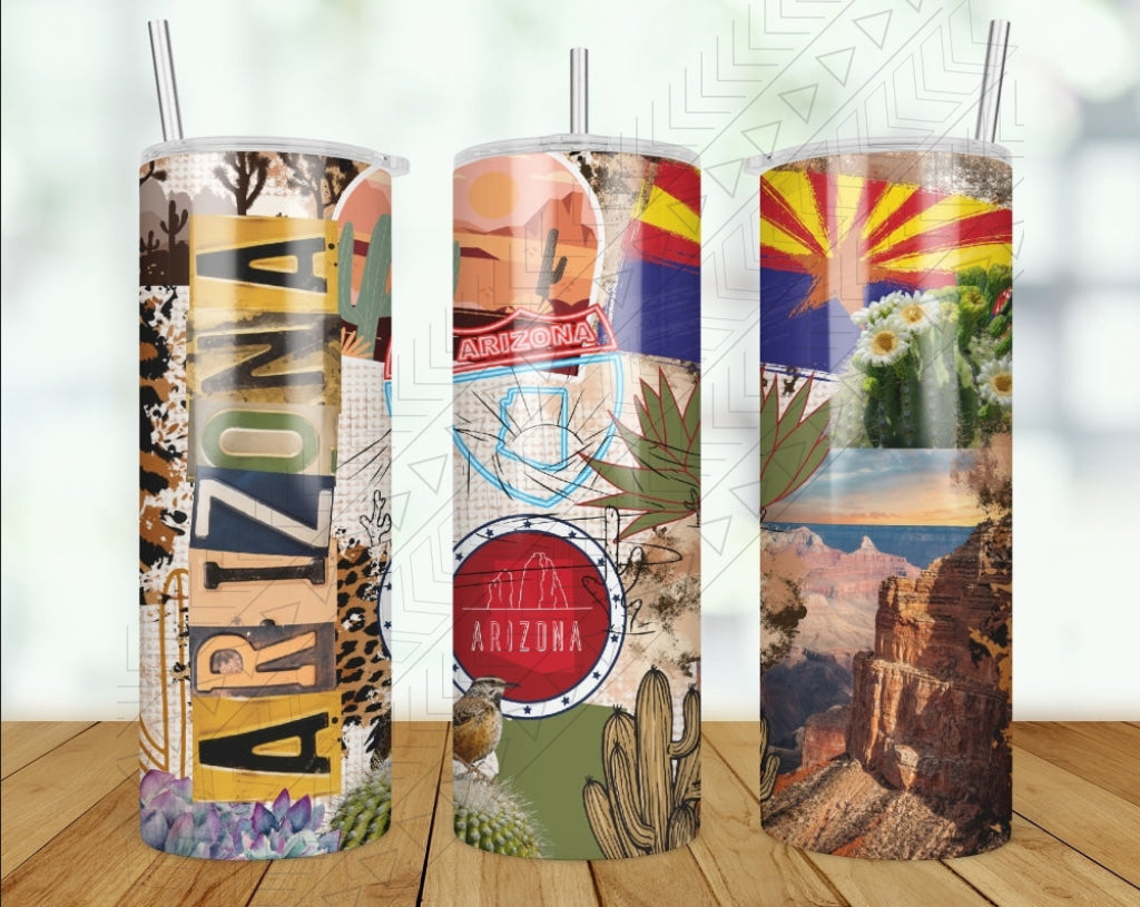 States Tumbler 20Oz Metal / Arizona