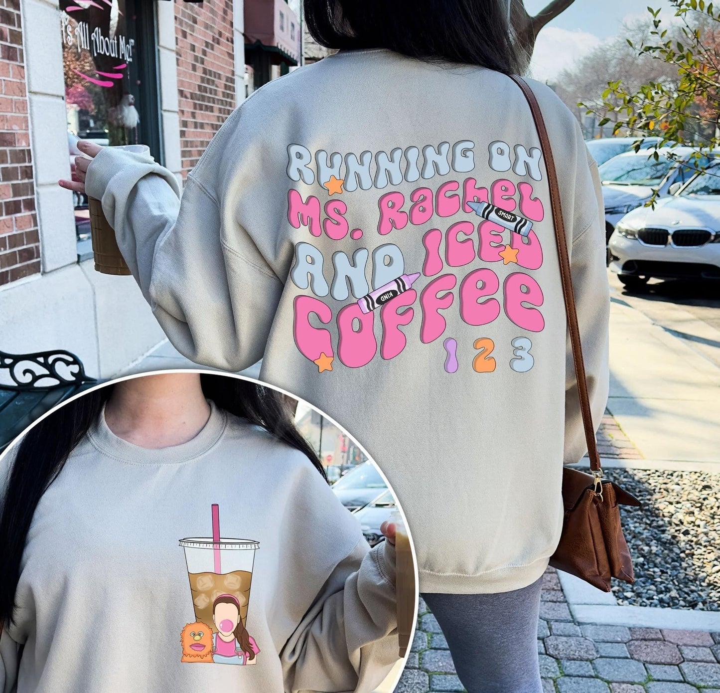 Running On Ms. Rachel and Iced Coffee Shirt