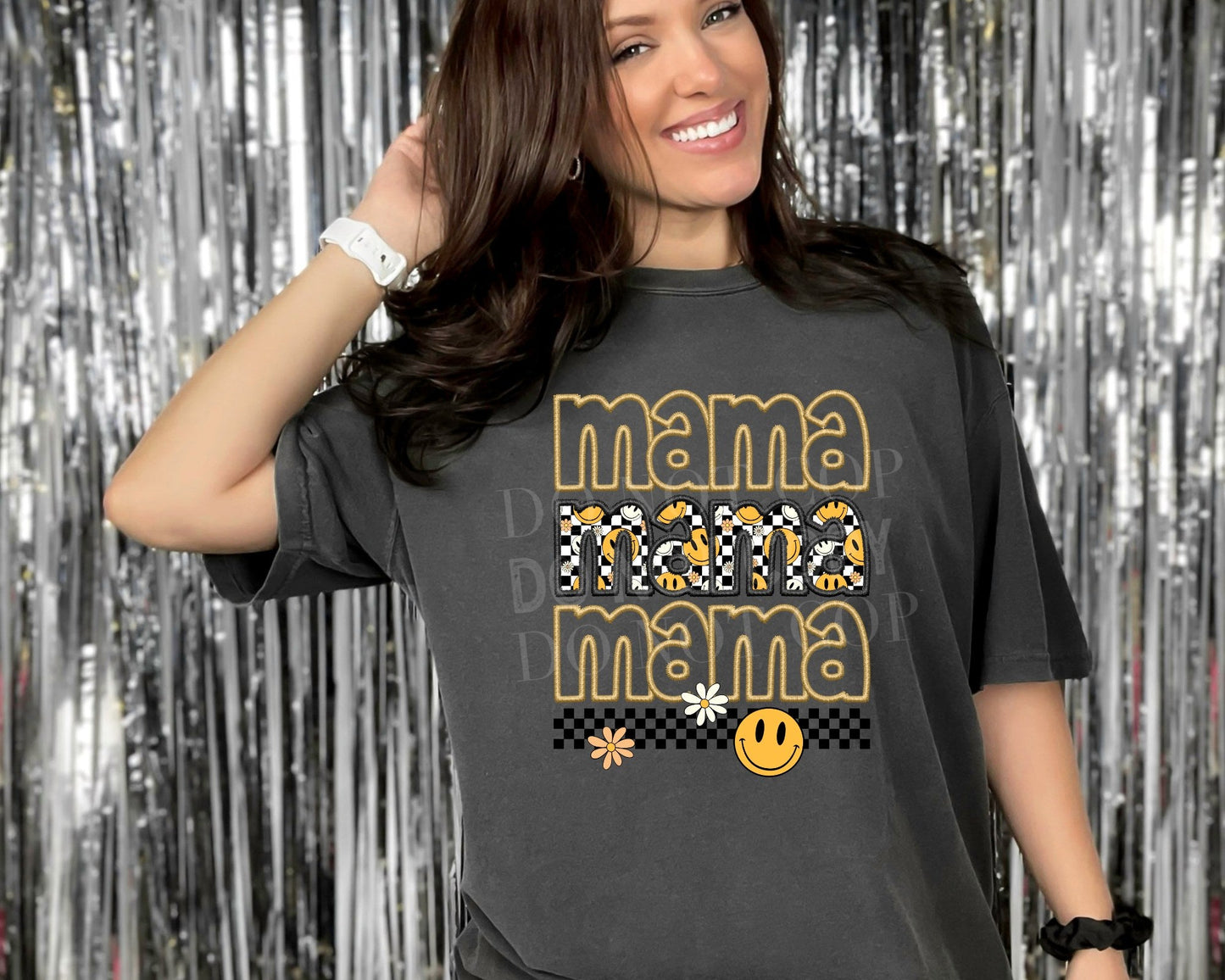 Retro Mama (Faux Embroidery)